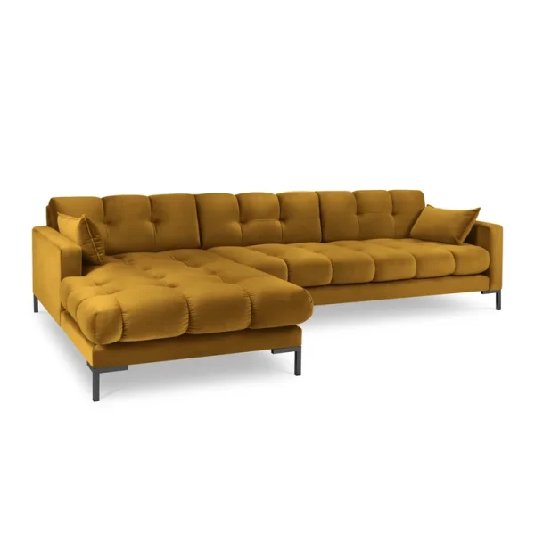 Connaught Mustard Corner Sofa - Image 3