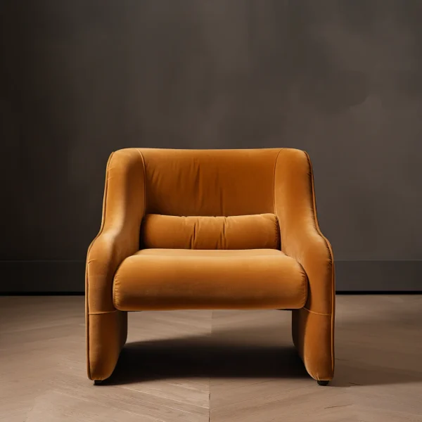 Kyoto Velvet Arm Chair